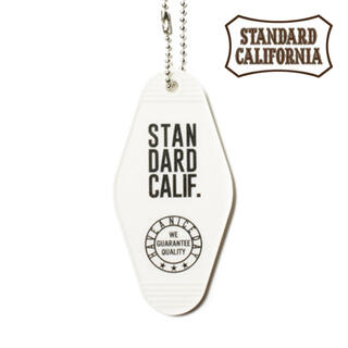 スタンダードカリフォルニア(STANDARD CALIFORNIA)のスタンダードカリフォルニア　キーホルダー/モーテルキータグ　WHITE(キーホルダー)