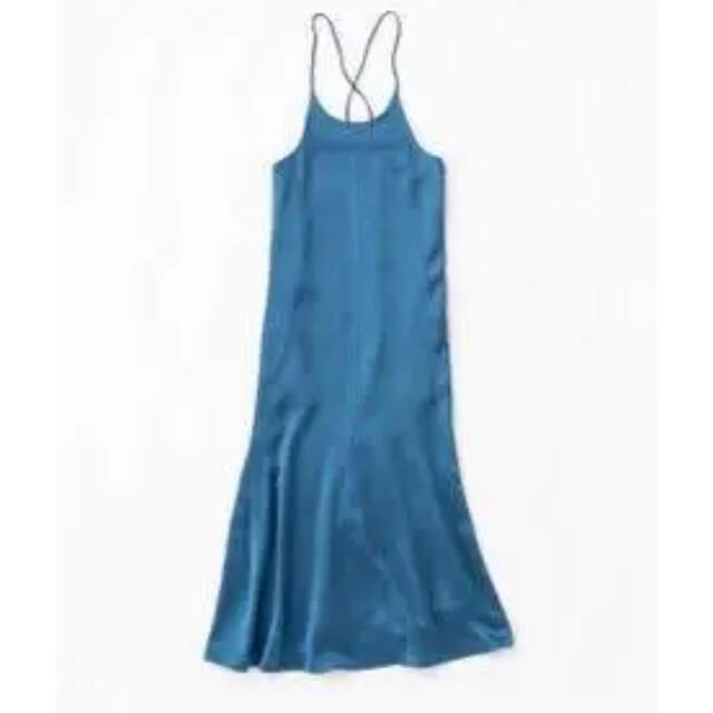 ICB(アイシービー)のuncrave キャミソール　ドレス　ワンピース　ブルー　アンクライヴ レディースのワンピース(ロングワンピース/マキシワンピース)の商品写真