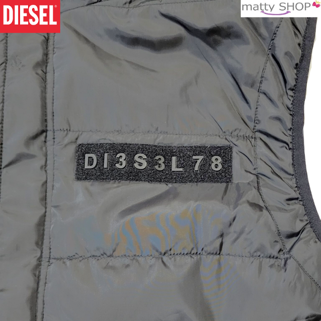 21 DIESEL メンズベスト BLACK サイズL