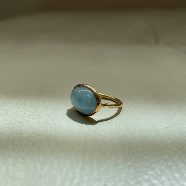 Gemstones  アクアマリン　天然石　新品 レディースのアクセサリー(リング(指輪))の商品写真