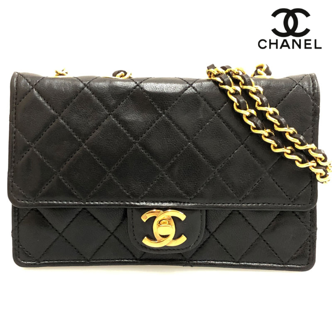 シャネル CHANEL ミニマトラッセ ターンロック チェーン ショルダーバッグ