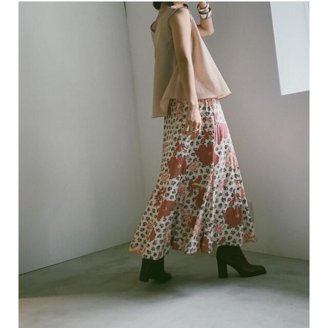 Ameri VINTAGE - 【美品】Ameri CHIARA MODEST FLARE SKIRT( S)の