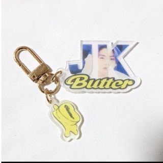 ボウダンショウネンダン(防弾少年団(BTS))の💜BTS バンタン アクリル キーホルダー /JK💜ジョングク Butter(キーホルダー)