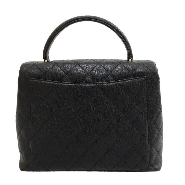 シャネル CHANEL キャビアスキン マトラッセ ターンロック ハンドバッグ シャネル CHANEL キャビアスキン マトラッセ ターンロック ハンドバッグ