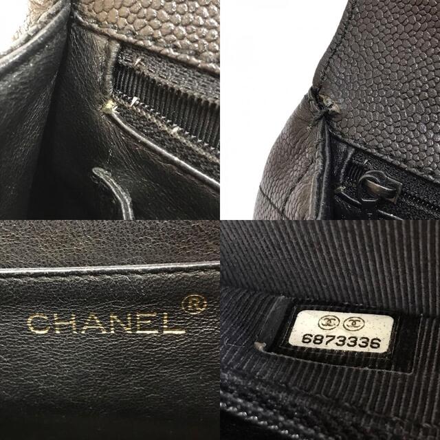 シャネル CHANEL キャビアスキン マトラッセ ターンロック ハンドバッグ シャネル CHANEL キャビアスキン マトラッセ ターンロック ハンドバッグ