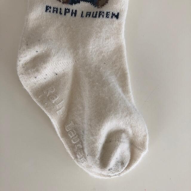 Ralph Lauren(ラルフローレン)のラルフローレン  ベビー靴下　9cmくらい キッズ/ベビー/マタニティのこども用ファッション小物(靴下/タイツ)の商品写真