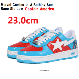 アベイシングエイプ(A BATHING APE)のMarvel × Bape  Bape Sta Captain America (スニーカー)