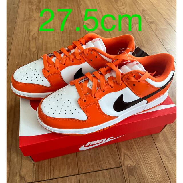 Nike WMNS Dunk Low "Patent Orange"27.5cm