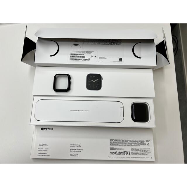 腕時計(デジタル)applewatch series 6 44mm  チタニウム 本体