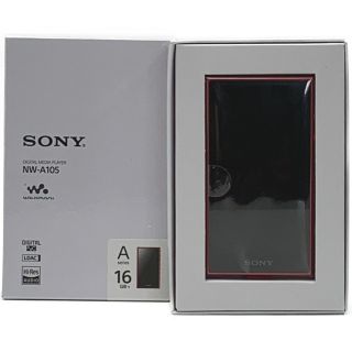 ソニー(SONY)の☆☆SONY ソニー 《 WALKMAN ウオークマン 》ハイレゾ レッド / 16GB / NW-A105(ポータブルプレーヤー)