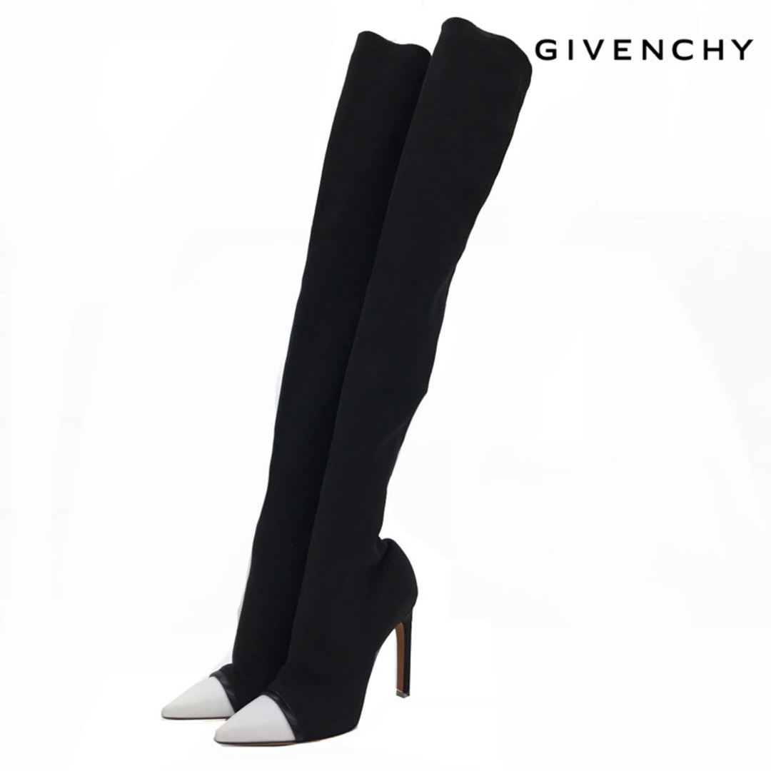 GIVENCHY ジバンシー 38 ミッドヒールロング ブーツ 2022最新の