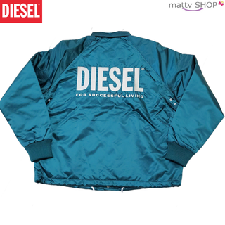 ディーゼル(DIESEL)の22 DIESEL メンズ コーチジャケット GREEN ディーゼル(ナイロンジャケット)