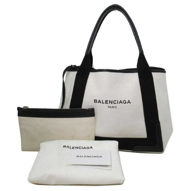 Balenciaga - 【中古】バレンシアガ バッグ キャンバス カバス S ポーチ付き 339933