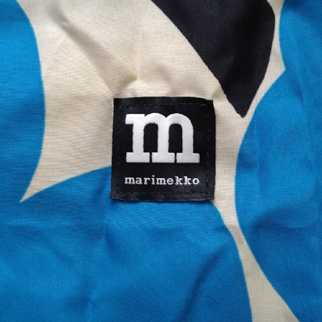 marimekko(マリメッコ)のmarimekko　スマートサック　ブルー レディースのバッグ(エコバッグ)の商品写真
