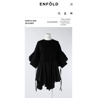 (新品タグ付き)ENFOLD☆タイプライター レイヤーライクPULLOVER