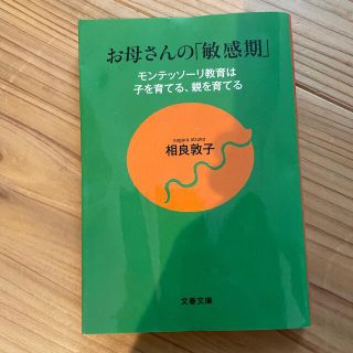 お母さんの「敏感期」 モンテッソ－リ教育は子を育てる、親を育てる(その他)