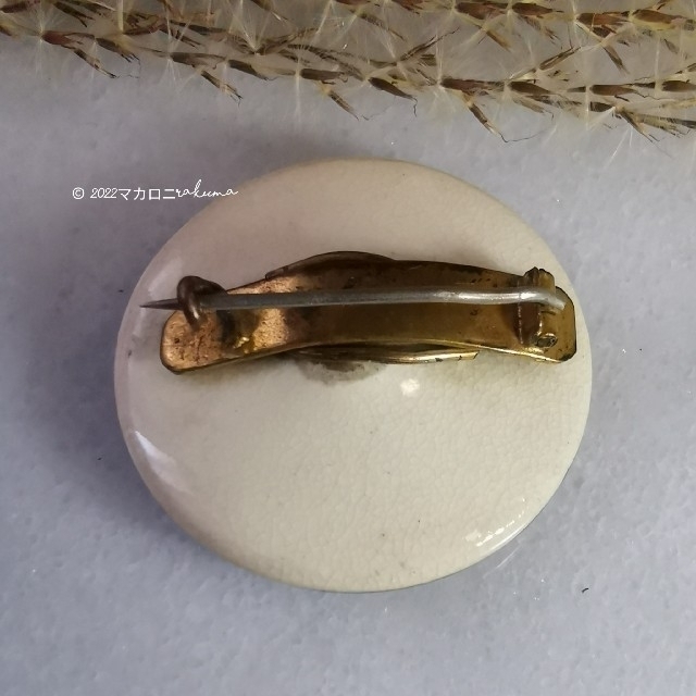 薩摩焼vintageブローチ 花 薩摩ボタンの通販 by マカロニ1514's 薩摩焼vintageブローチ 花 薩摩ボタンの通販 by マカロニ1514's