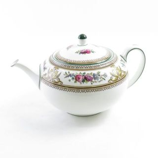 ウェッジウッド(WEDGWOOD)のウェッジウッド コロンビアエナメル ティーポット 茶器 壺印 SC5181E(食器)