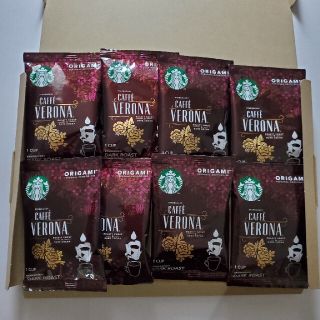 スターバックスコーヒー(Starbucks Coffee)のスターバックス オリガミ カフェベロナ 8袋 賞味期限9月12日 未開封品(コーヒー)