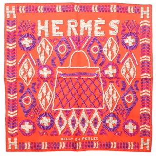 Hermes - エルメススカーフ カレ45 KELLY EN PERLES 真珠でできている ...