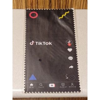TikTok ティックトック マイクロファイバー　クリーニングクロス 非売品(その他)