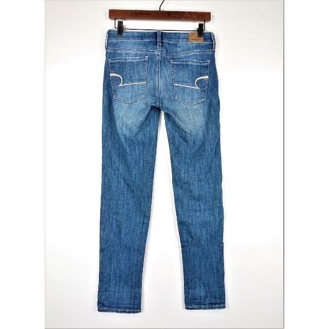 American Eagle(アメリカンイーグル)の4147C アメリカンイーグル サイズ4 ストレッチスキニー ジッパーフライ レディースのパンツ(デニム/ジーンズ)の商品写真