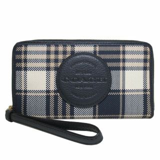 コーチ(COACH)の【新品】コーチ 長財布 C8680 チェック柄   IMF23(財布)