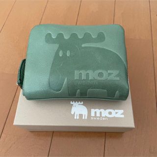 モズ(moz)のmoz　二つ折り財布　グリーン　中古(財布)