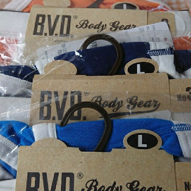 BVD(ビーブイディー)のBVD BODYGEAR レトロブリーフ３枚セット【Ｂ】 メンズのアンダーウェア(その他)の商品写真