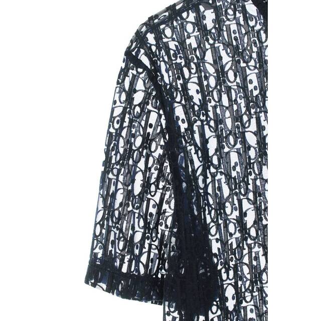 ディオール 21SS 183J652A0537 オブリーク総柄シースルTシャツ ディオール 21SS 183J652A0537 オブリーク総柄シースルTシャツ