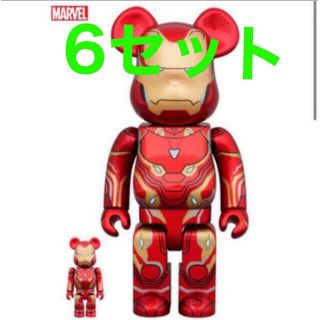 ベアブリック(BE@RBRICK)のBE@RBRICK IRON MAN MARK 50 100％ & 400％ (その他)