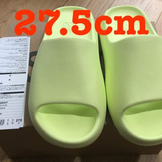 アディダス(adidas)のadidas YEEZY SLIDE “ Glow Green ” 27.5cm(サンダル)