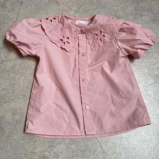 ザラキッズ(ZARA KIDS)のZARA Kids ブラウス　ピンク　98cm(2-3才）(ジャケット/上着)