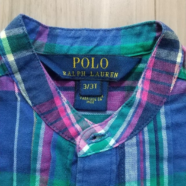 POLO RALPH LAUREN(ポロラルフローレン)のポロ　ラルフローレン　チェックチュニック キッズ/ベビー/マタニティのキッズ服女の子用(90cm~)(Tシャツ/カットソー)の商品写真