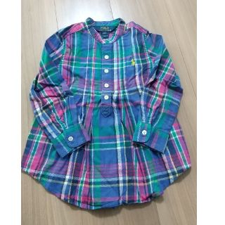 ポロラルフローレン(POLO RALPH LAUREN)のポロ　ラルフローレン　チェックチュニック(Tシャツ/カットソー)