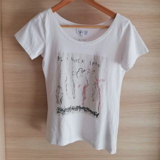 アニエスベー(agnes b.)の【あーやん様専用】アニエスベー　プリントTシャツ　ホワイト(Tシャツ(半袖/袖なし))