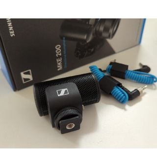 ゼンハイザー(SENNHEISER)の【ほぼ新品】ゼンハイザー mke 200 カメラマイク(マイク)