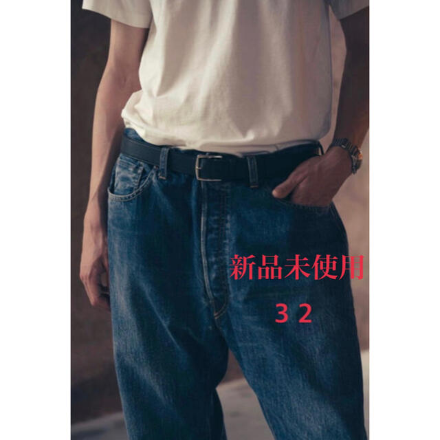 A.PRESSE アプレッセ washed denim wide 32-