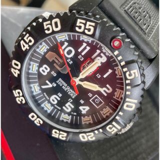 ルミノックス(Luminox)のレアー美品限定LUMI NOX FJCRUSER希少ブラック文字盤ref3054(腕時計(アナログ))