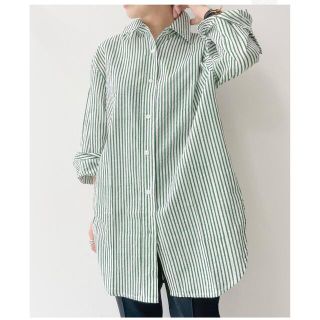 アパルトモンドゥーズィエムクラス(L'Appartement DEUXIEME CLASSE)のSZ ブロックプリントOversized Button Down Shirt(シャツ/ブラウス(長袖/七分))