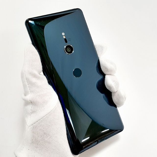 ♦ Xperia XZ3 64GB 緑 本体＋クリアケース＋保護ガラス