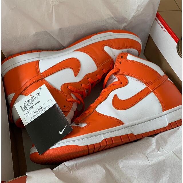 Nike Dunk High Orange Blaze 27cm - スニーカー