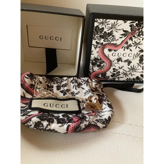 Gucci(グッチ)のGUCCI  シルバーハートネックレス　 レディースのアクセサリー(ネックレス)の商品写真