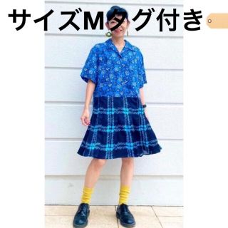 マルニ(Marni)のUNIQLOマルニオープンカラープリーツワンピース(ひざ丈ワンピース)