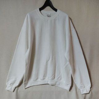 ギルダン(GILDAN)の【新品】GILDAN18000 裏起毛スウェット（ホワイト）L(スウェット)