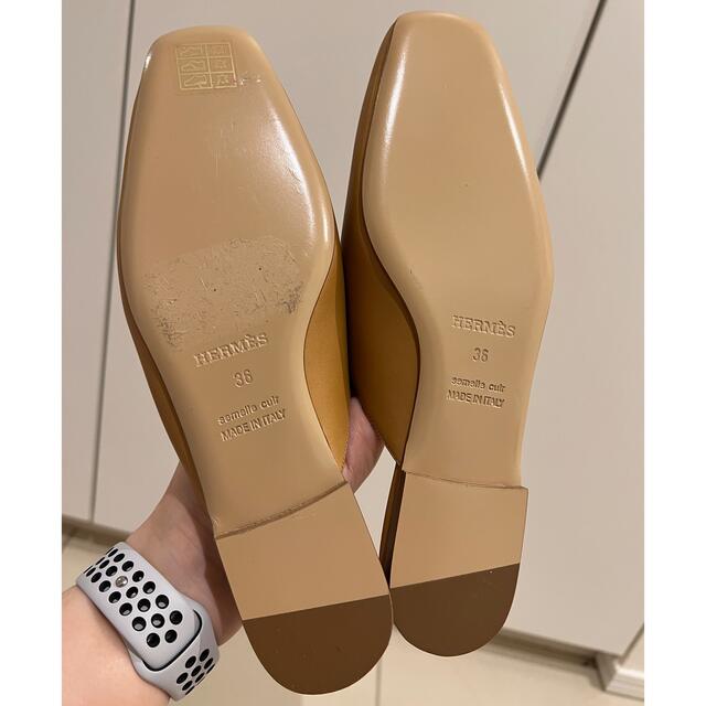 新品未使用】エルメス レザー ミュール 36 レディース Tangeria 【高額