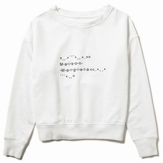 マルタンマルジェラ(Maison Martin Margiela)のMAISON MARGIELA スウェットシャツ フォントジェネレーター(トレーナー/スウェット)