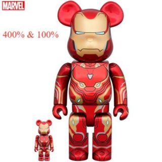 ベアブリック(BE@RBRICK)のBE@RBRICK IRON MAN MARK 50 100％ & 400％(その他)