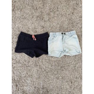 ベビーギャップ(babyGAP)のショートパンツ2枚組　100(パンツ/スパッツ)