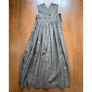 ハイク(HYKE)のhyke linen maxi onepiece(ロングワンピース/マキシワンピース)